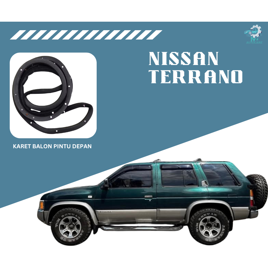 Karet Balon Pintu Nissan Terrano – Satuan Depan / Belakang Kanan Kiri | Peredam Pintu Nissan Terrano