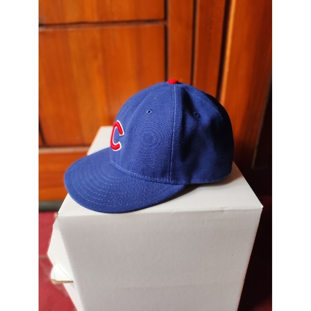 Topi New Era 59FIFTY Chicago Cubs MLB biru royal