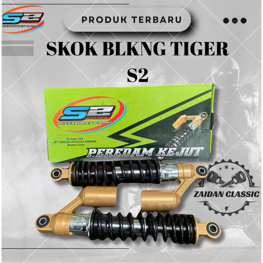 SKOK BELAKANG TIGER IMPORT S2 SHOCK BELAKANG TIGER REVO S2 PEREDAM KEJUT TIGER COPY ORIGINAL SKOK TI