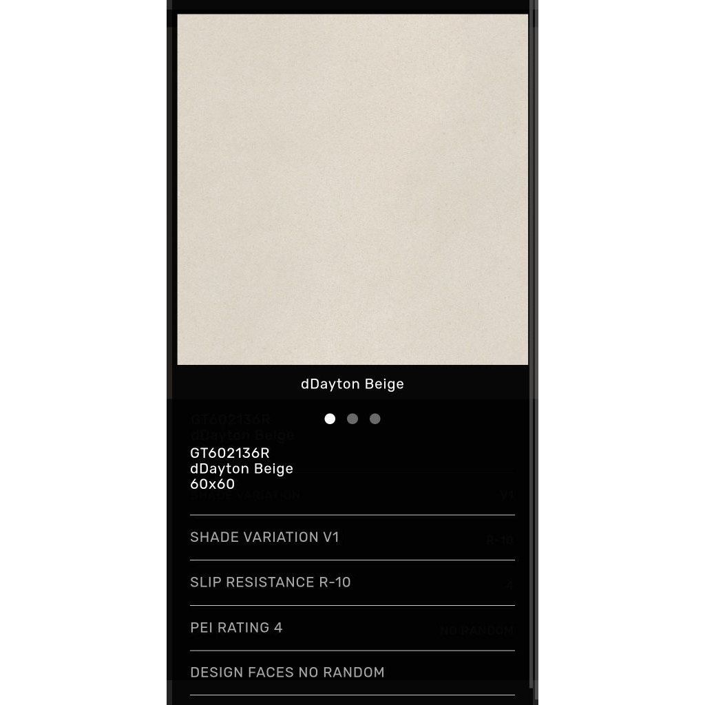 Roman Granit 60x60 dDayton Beige lantai matt cream