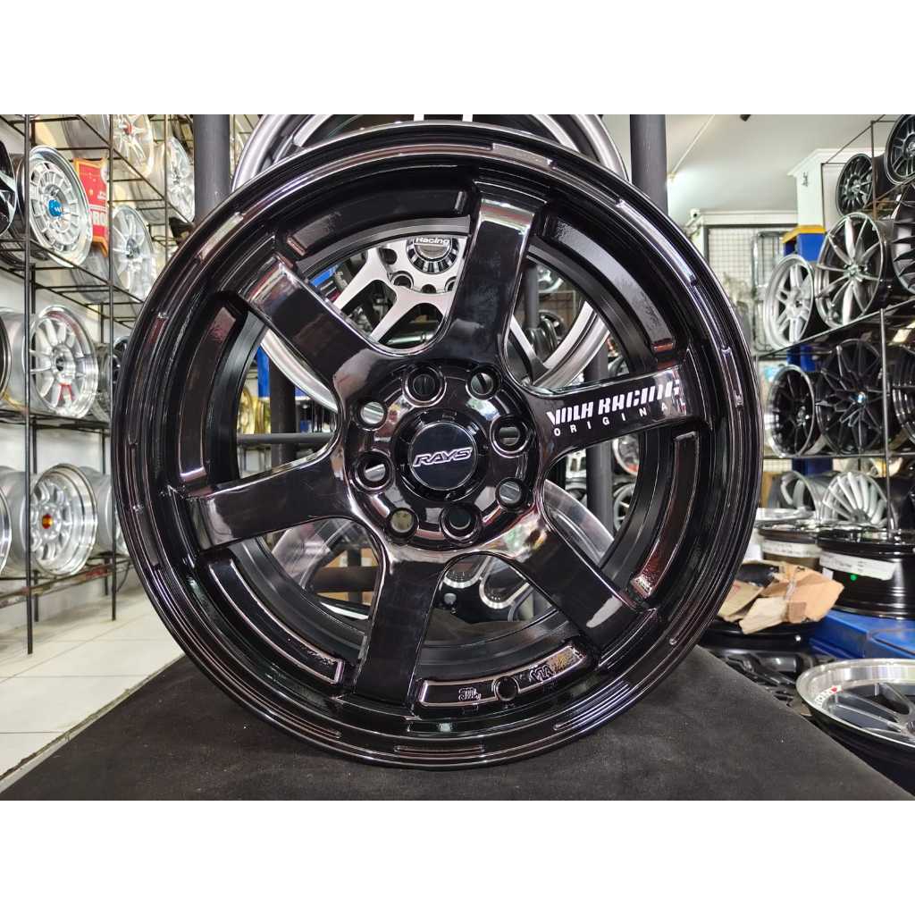 Velg Racing TE37 Rays Ring15 Mobil Honda Brio RS,Sigra,Starlet
