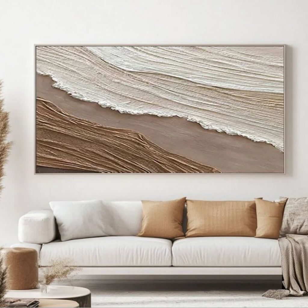 Lukisan  abstrak minimalis modern