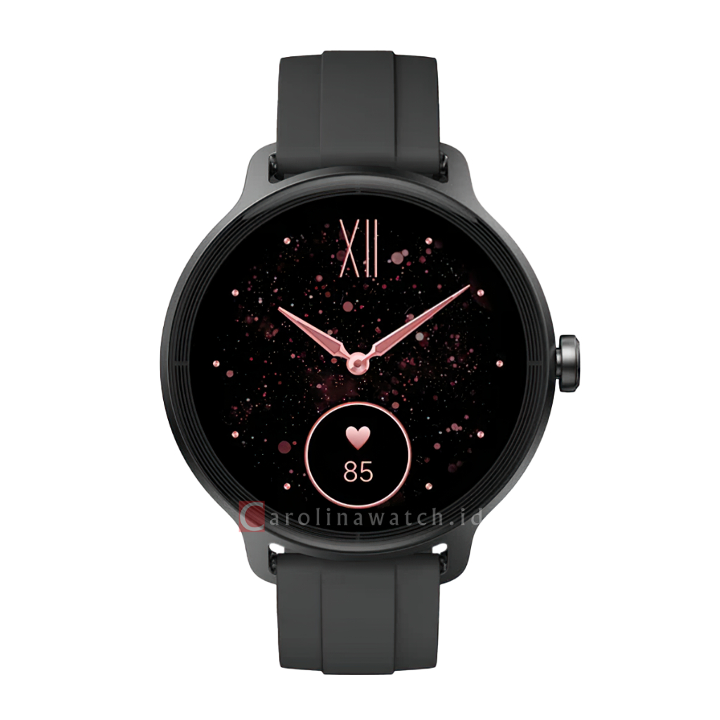 Jam Tangan Unisex IGEAR IGBE03 Bella Smart Watch Dial Black Silicone Strap