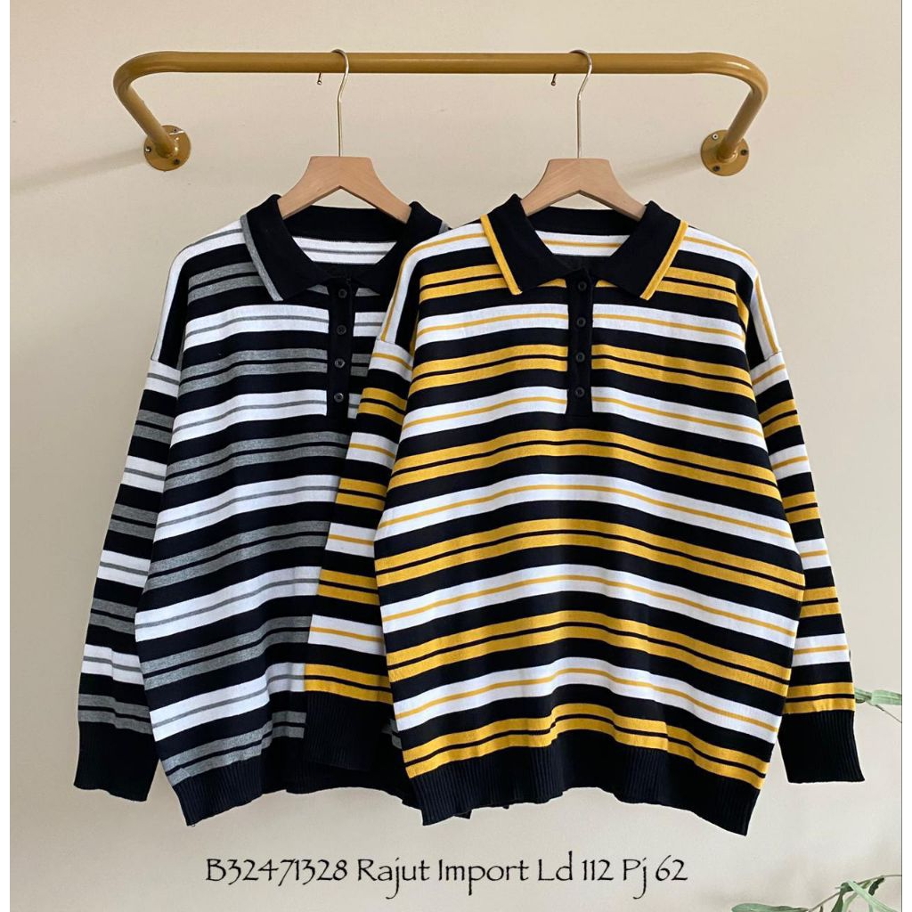 Real pic ORIGINAL dan TERMURAH Atasan Jumbo Rajut Bangkok IMPORT / Atasan Oversize rajut IMPORT / Sw