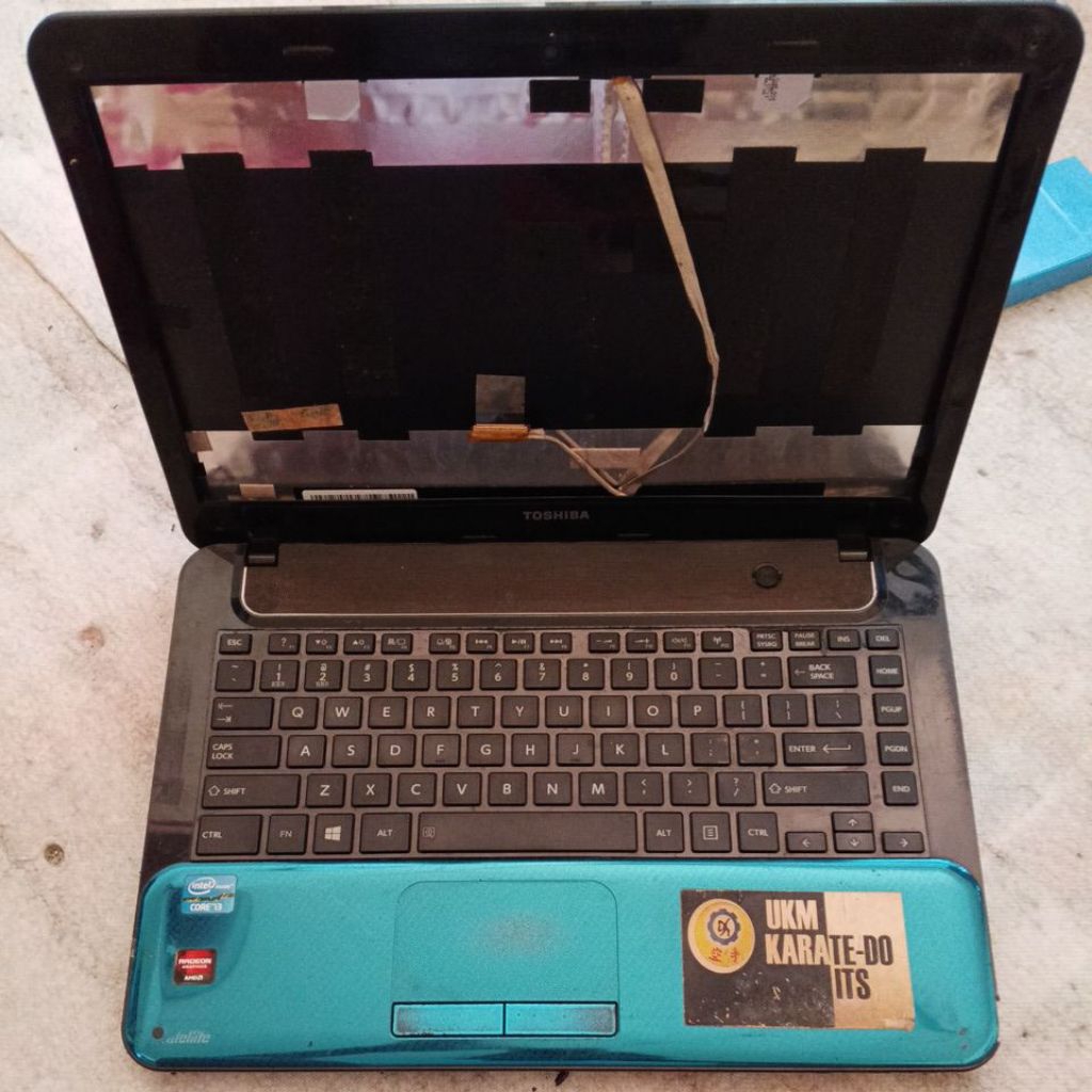 casing case toshiba c800 c840 l840 c800d fullset