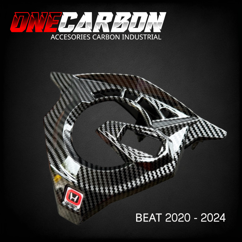 COVER SPEEDOMETER BEAT DELUX CARBON 2020-2023 SPIDO BEAT DELUX CARBON cover panel spidometer beat de