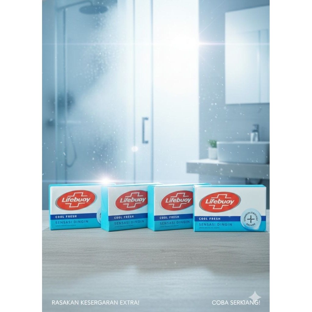 Paket Hemat 12 Pcs Sabun Lifebuoy Batang 70g Varian Matcha dan Cool Fresh