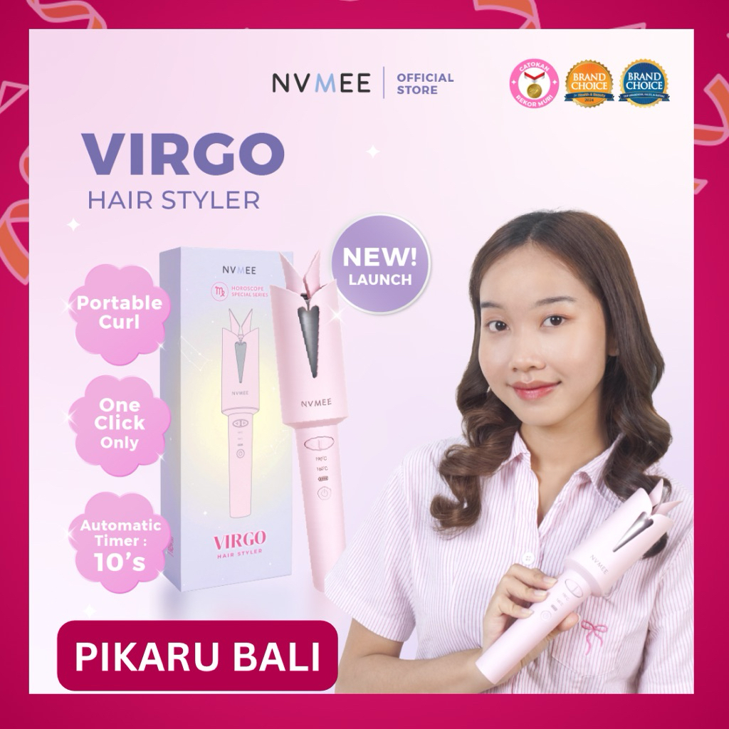 NVMEE Virgo Hair Styler - Catokan Curly Portable