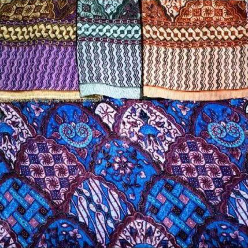 PER 1/2 METER KAIN SIFON MOTIF BATIK LEBAR 150cm