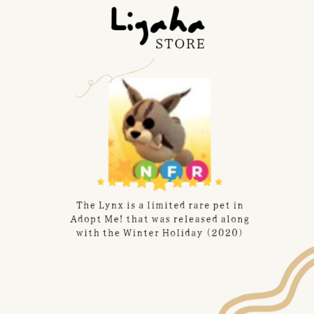 Neon Fly Ride Lynx (Adopt Me Items)