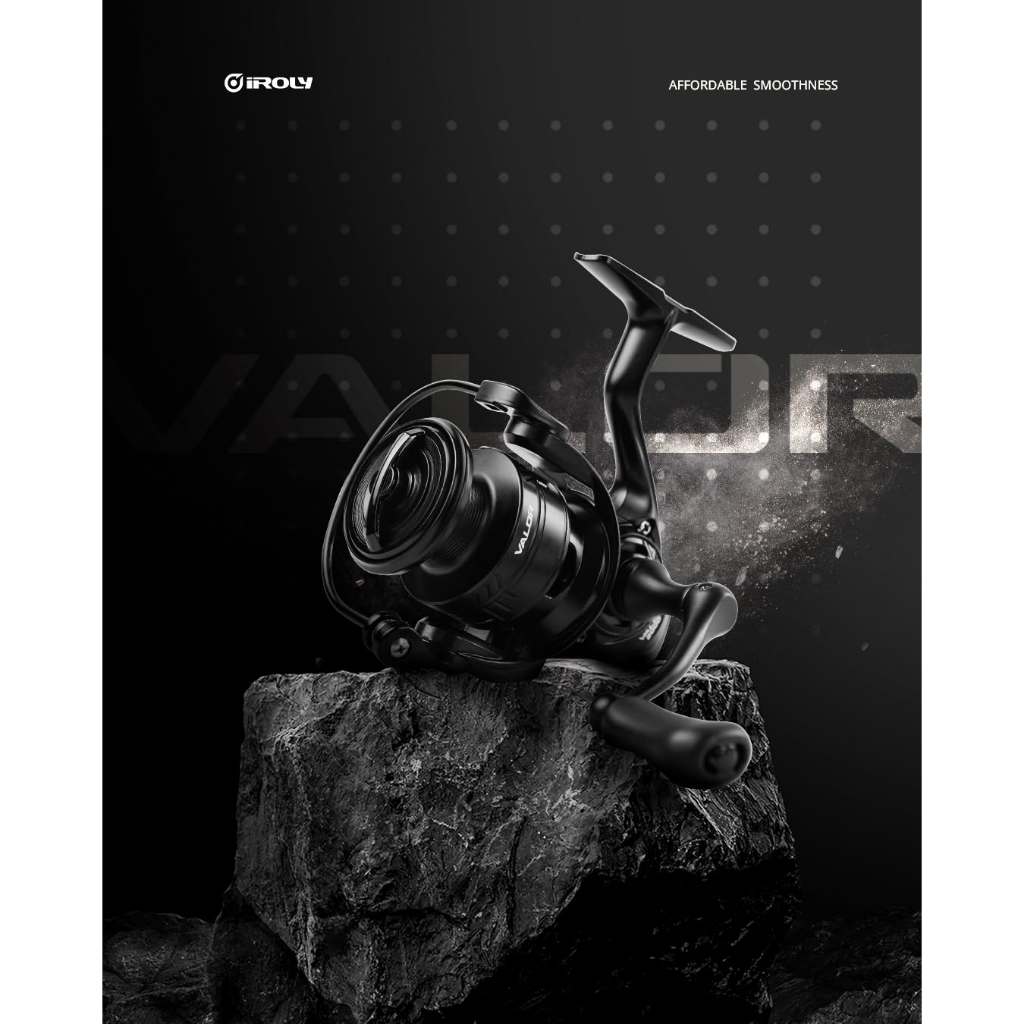 Reel Iroly Valor Power Handle Full Black