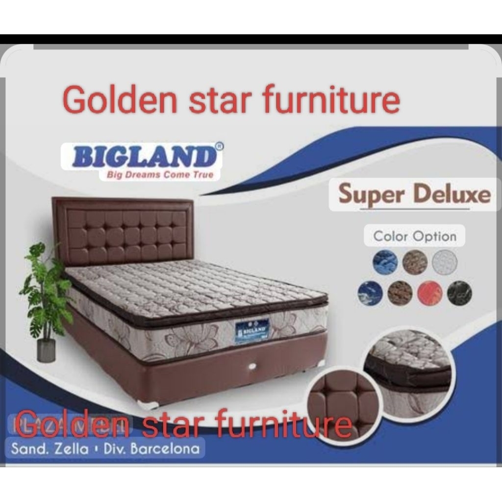 SET. Spring bed bigland Super deluxe Springbed BIGLAND (FULL SET)
