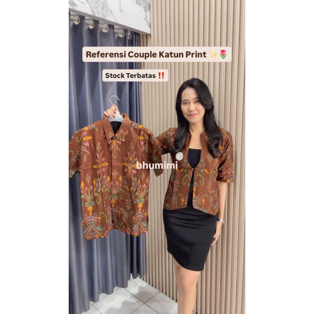 Couple Endek Katun Print/Couple Endek/Endek Bali