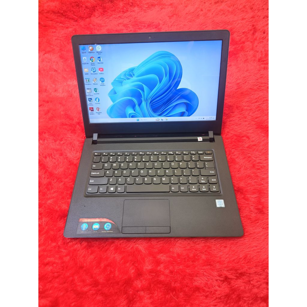 LAPTOP LENOVO IDEAPAD 110 SLIM,SUPER KENCANG,INTEL CORE I3 GEN 6,RAM 8 GB DDR4,SSD 256 GB.VGA INTEL 