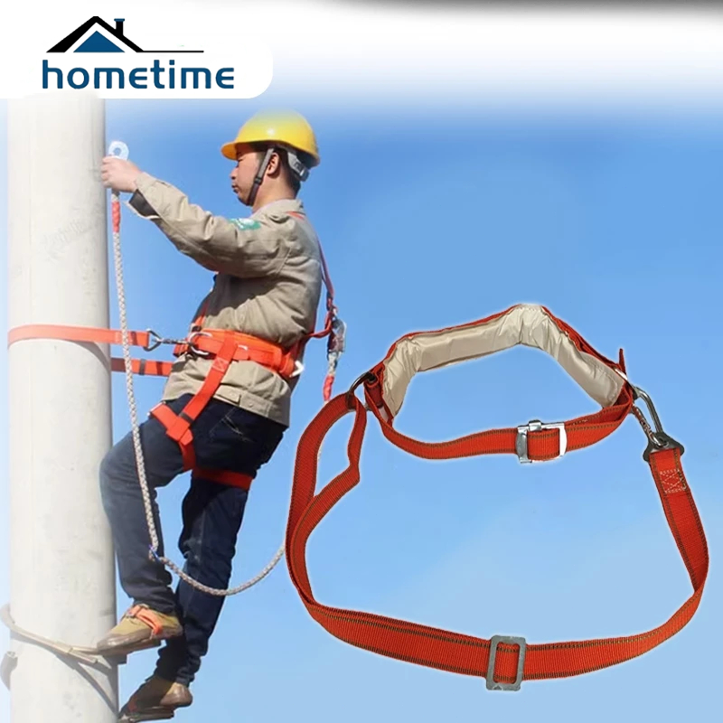 Sabuk Panjat Tiang Listrik Proyek Industri Safety Belt Panjat Tebing Sabuk Tali Pengaman Panjat Poho