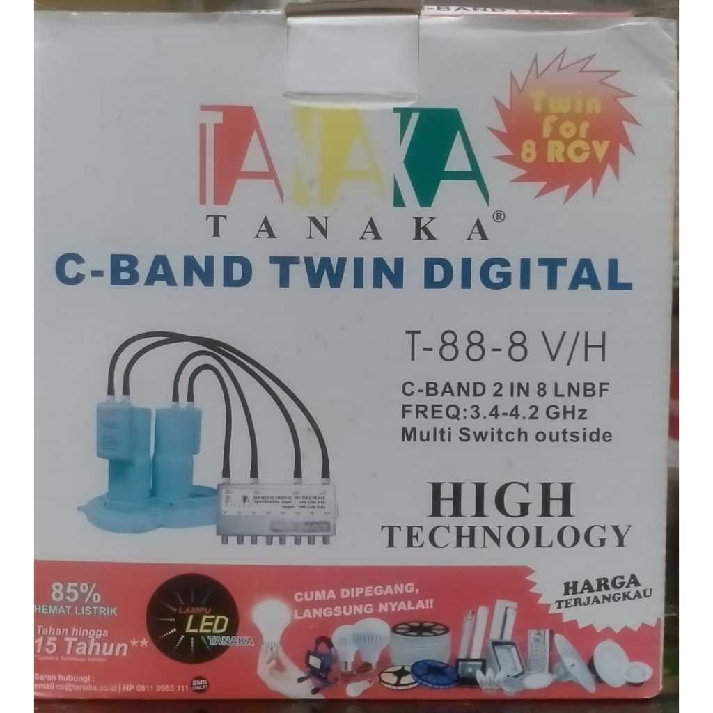 LNB C-Band Twin Digital T-88-8 V/H