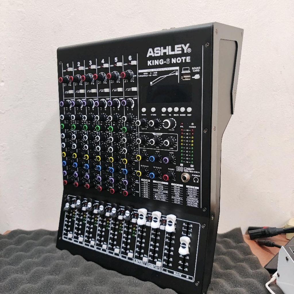 MIXER AUDIO ASHLEY KING6NOTE KING 6 NOTE ORIGINAL ASHLEY 6channel