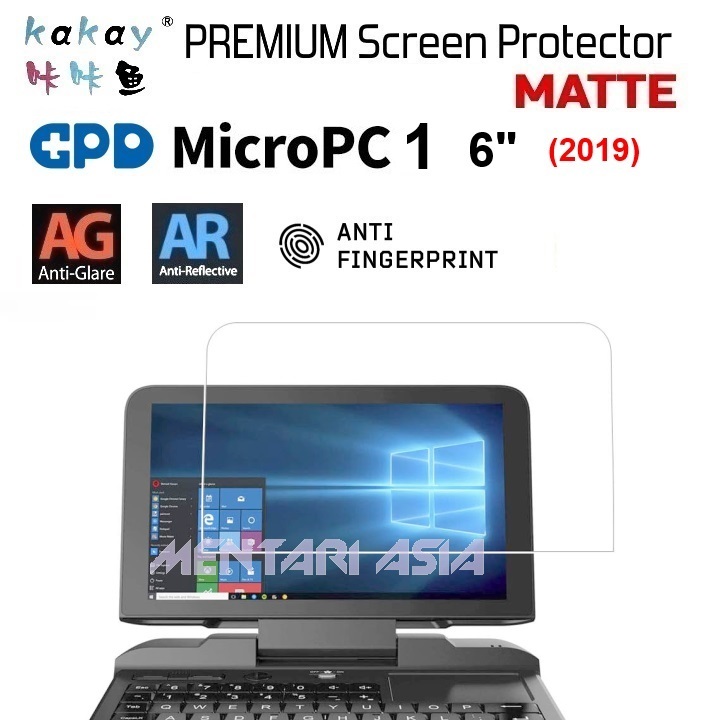Screen Protector GPD MicroPC 1 6-in (2019) - KAKAY Premium MATTE Anti-Reflection