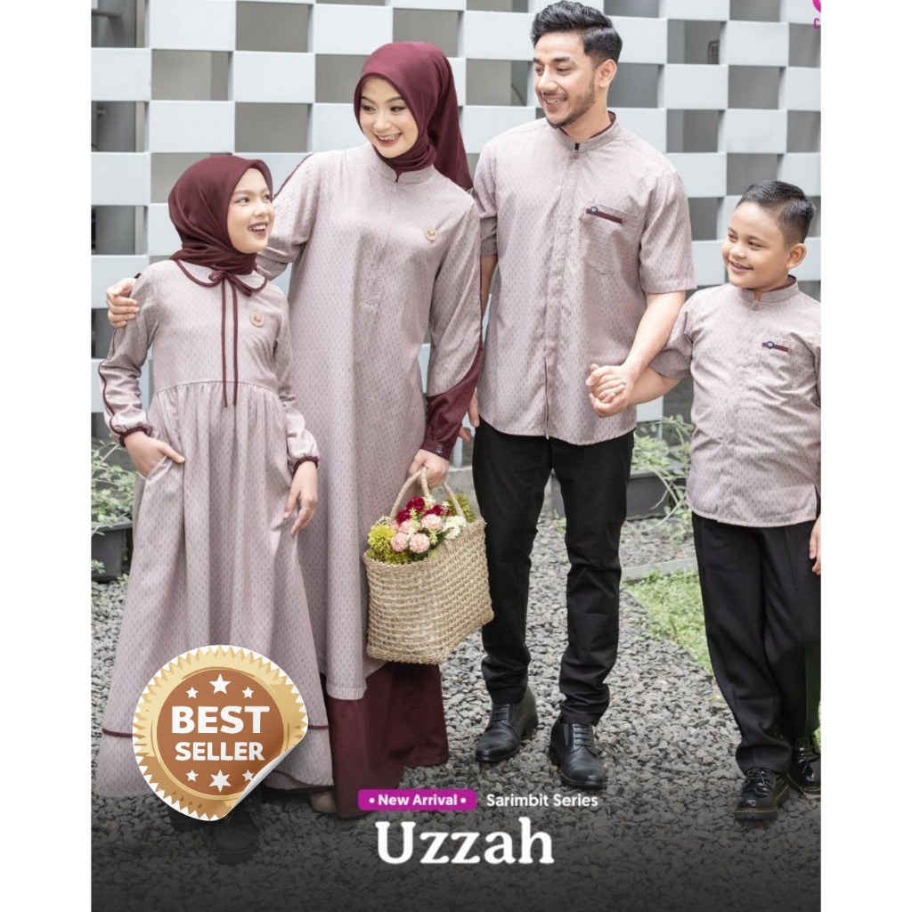 SARIMBIT MUTIF UZZAH POWDER RED  TERBARU
