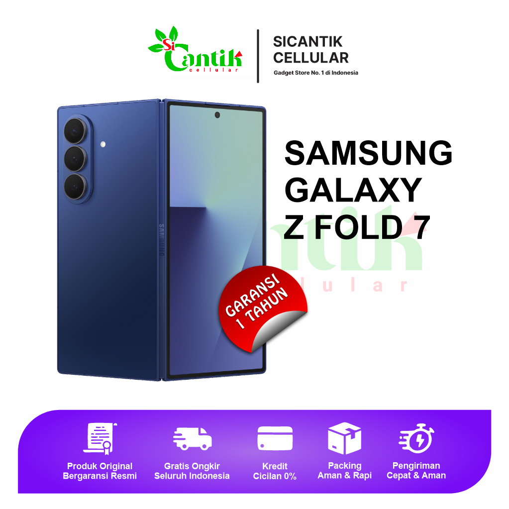 Samsung Galaxy Z Fold7 - Smartphone AI | Hp Lipat Tipis | Kamera 200MP -  BY SICANTIK CELLULAR
