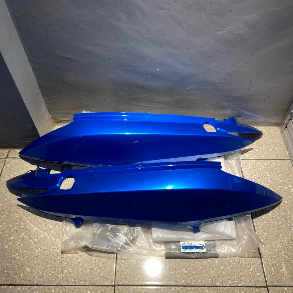 83500 83600 KZL 930ZC COVER BODY SAMPING HONDA SPACY BIRU SET KANAN KIRI ORIGINAL AHM