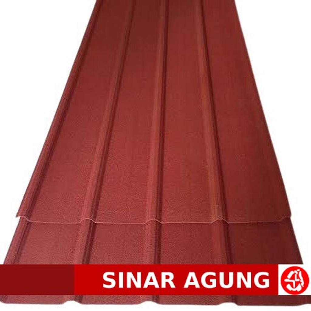 Spandek Pasir merah atap panjang 4 m