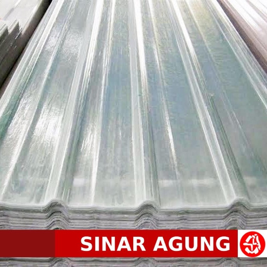 Atap Spandek Transparan Ecolite panjang 4 m