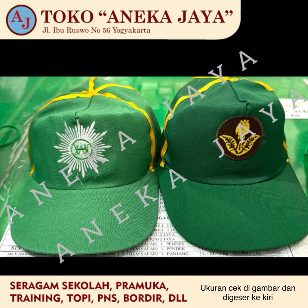 Topi HW Sekolah Muhammadiyah Putra dan Putri