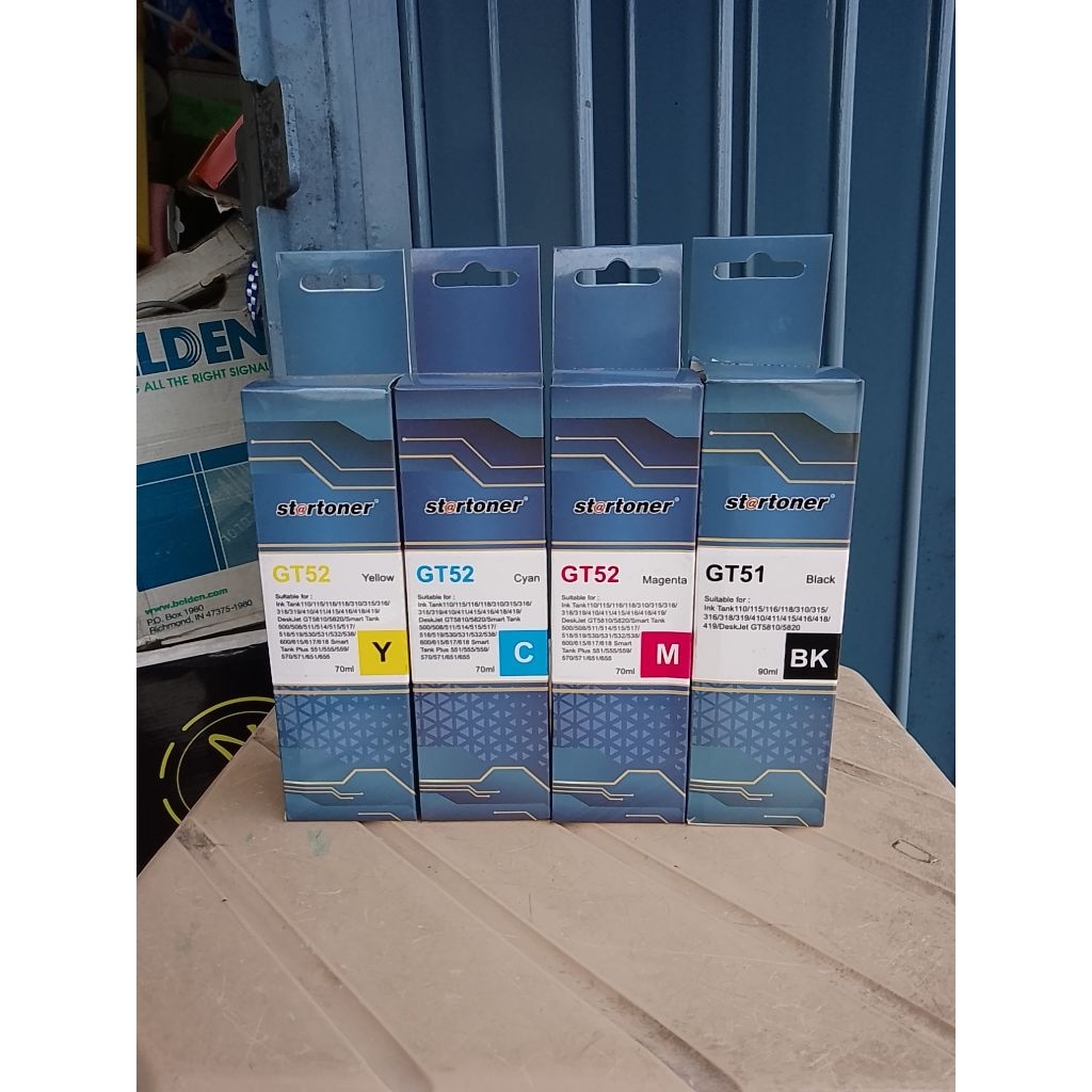 Tinta Printer HP GT52 GT51 Startoner