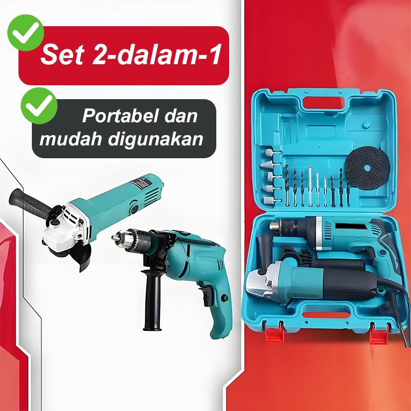 Bor dan gerinda  Mesin bor listrik  Mesin gerinda listrik  Bor 13mm Mesin gerinda tangan