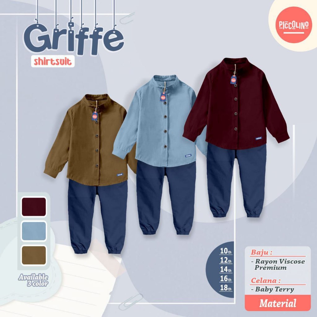 SETELAN BOY GRIFFE BY PICCOLINO