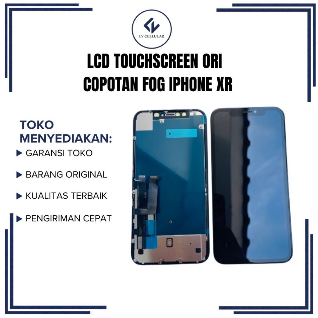 LCD TOUCHSCREEN IP XR/11/12/12PRO/13 ORI COPOTAN FOG