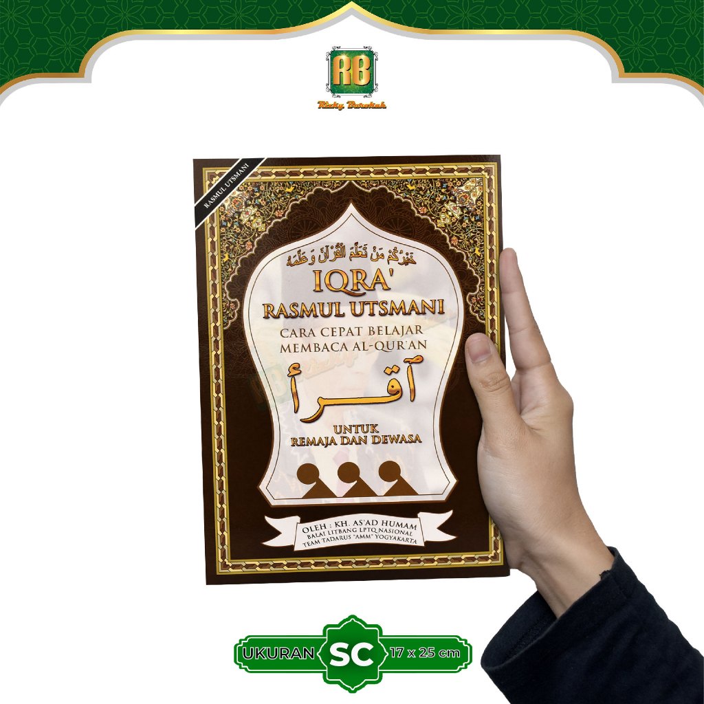 Buku Iqra' Bundel Rasm Utsmani Ukuran A5 Jilid 1-6 Kertas Cd Buku Iqro Untuk Remaja Dan Dewasa