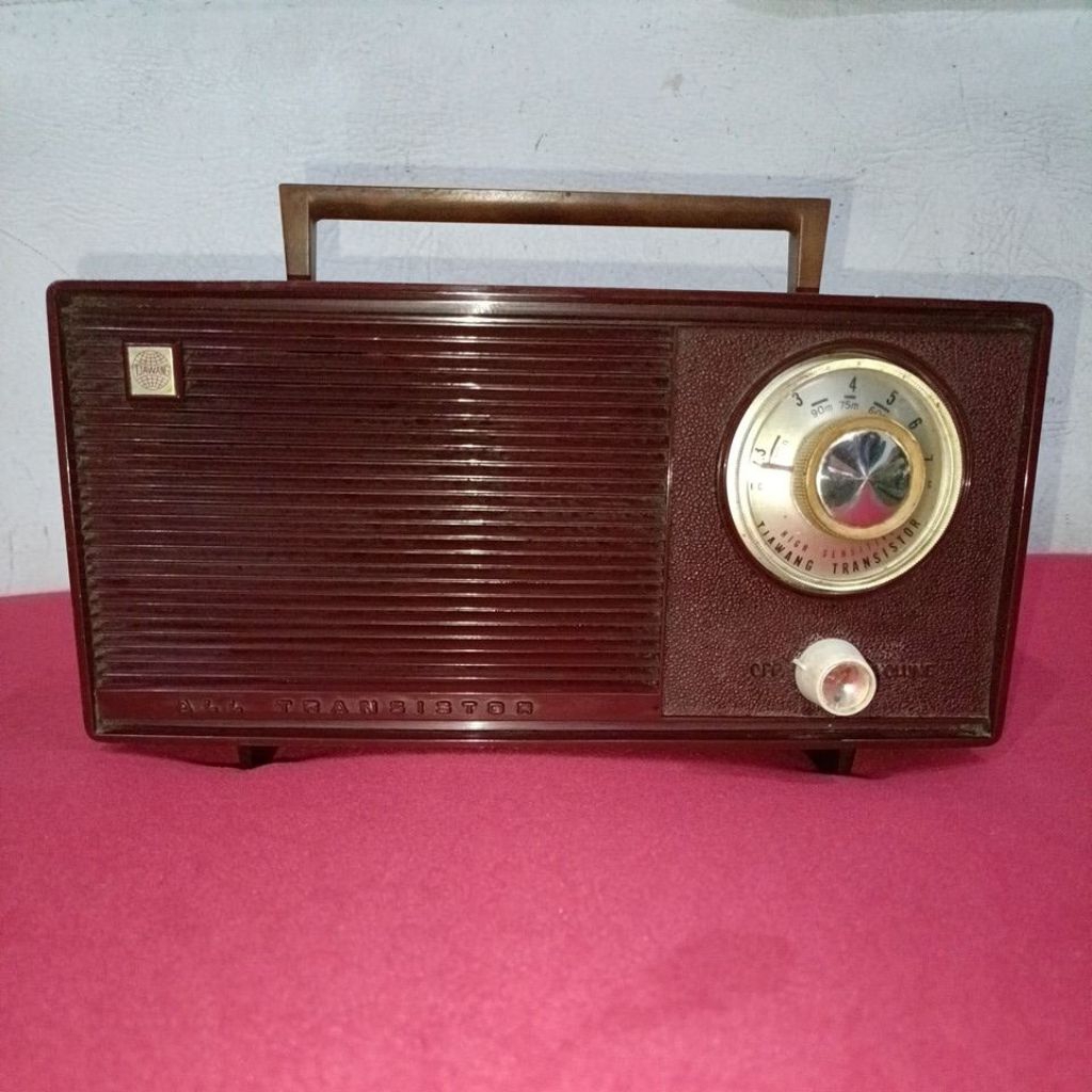 Radio Jadul Cawang Tjawang Kompas Antik Kondisi Istimewa Dan Original Hidup menerima Siaran band SW1