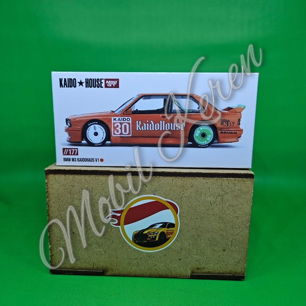 Diecast Mini GT Kaido House 177 BMW M3 KAIDOHAUS V1 ORANGE ban karet