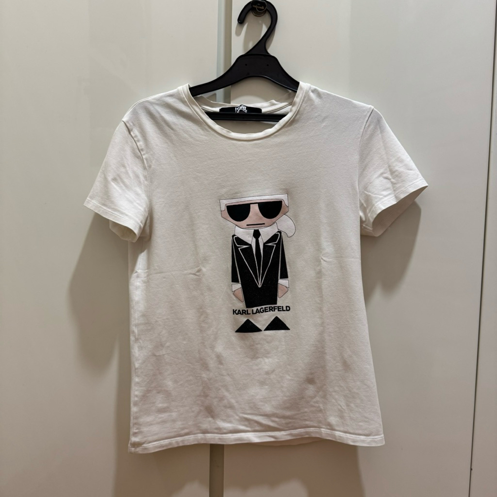 Preloved Kaos Karl Lagerfeld Bekas Original Kaos Putih  Baju Bekas Branded