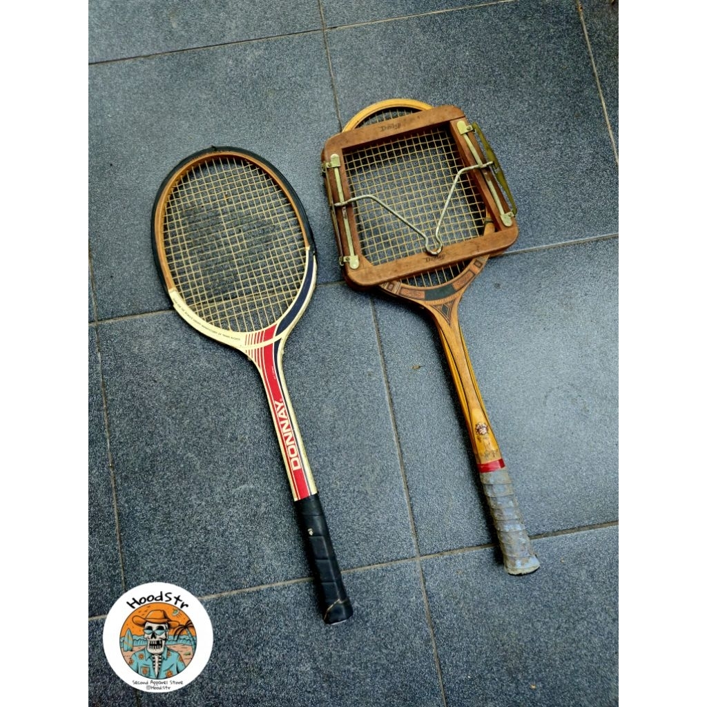 Raket Tenis Jadul Donnay & Davis Imperial Deluxe (Kayu) - Bekas Original