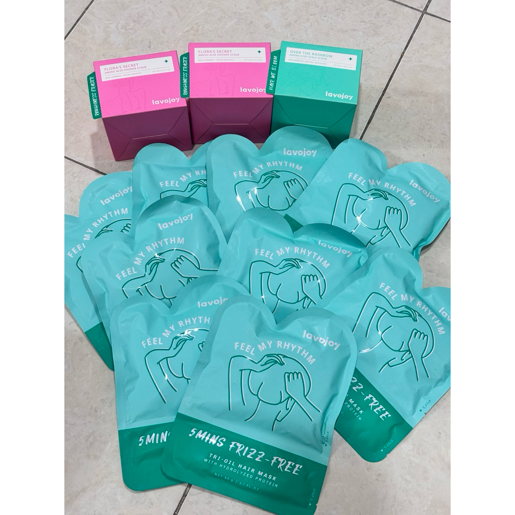 FLASH SALE lavojoy hair mask , scalp scrub, shower scrub