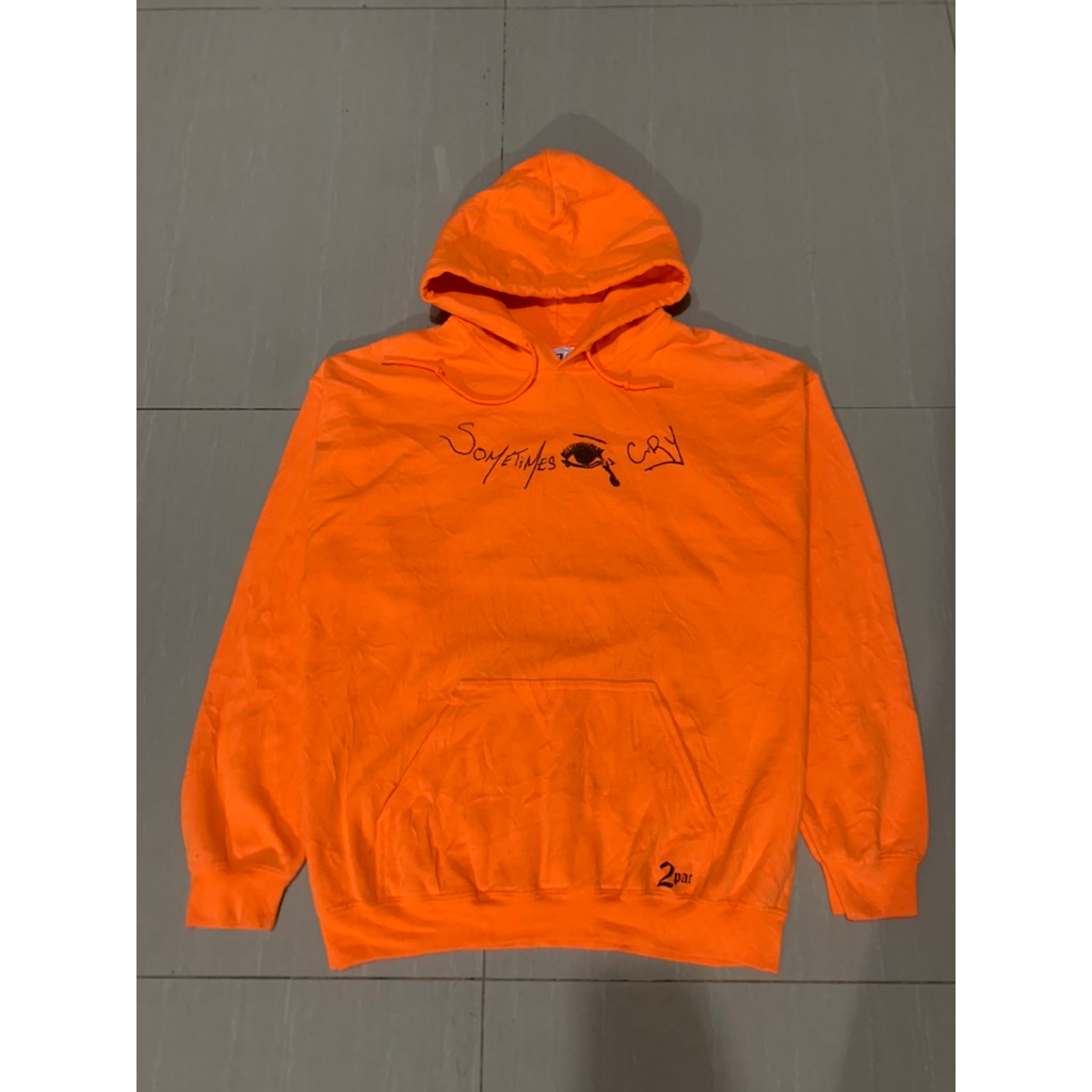 2Pac “sometimes I Cry” Hoodie Orange