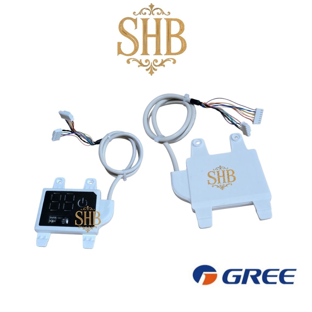 PCB sensor AC GREE 1 set dengan cover - Receiver AC GREE - Modul sensor AC GREE