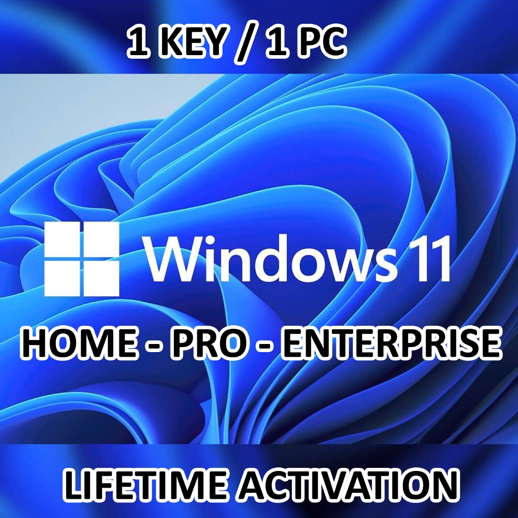 Windows 11 Home | Pro | Enterprise Original Key Lifetime