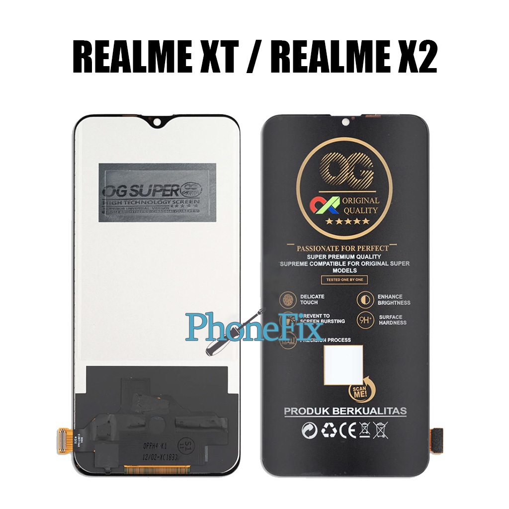 Lcd Touchscreen REALME XT / REALME X2 Original OG SUPER Lcd Fullset
