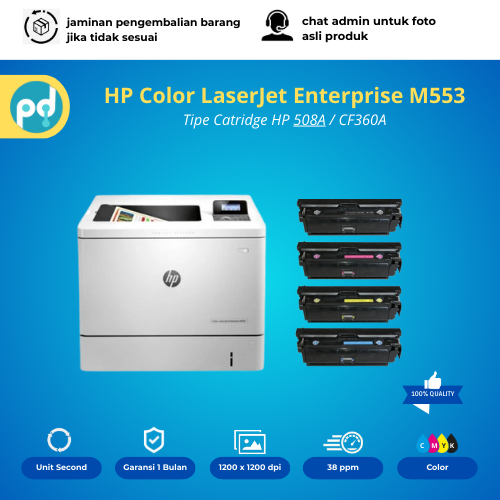 HP Color LaserJet Enterprise M553 Printer Laser Warna Bekas Murah