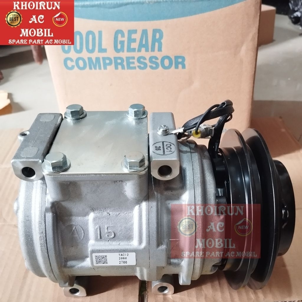 Kompresor Ac Mobil Mitsubishi Kuda Bensin /DIESEL tahun 1997/2004 Denso Coolgear Asli