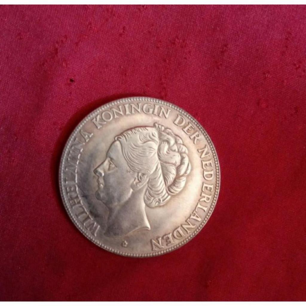 Koin Kuno Perak Belanda 1 Gulden 1943 Reproduksi || Koin Perak Belanda 1 Gulden 1943 Koleksi