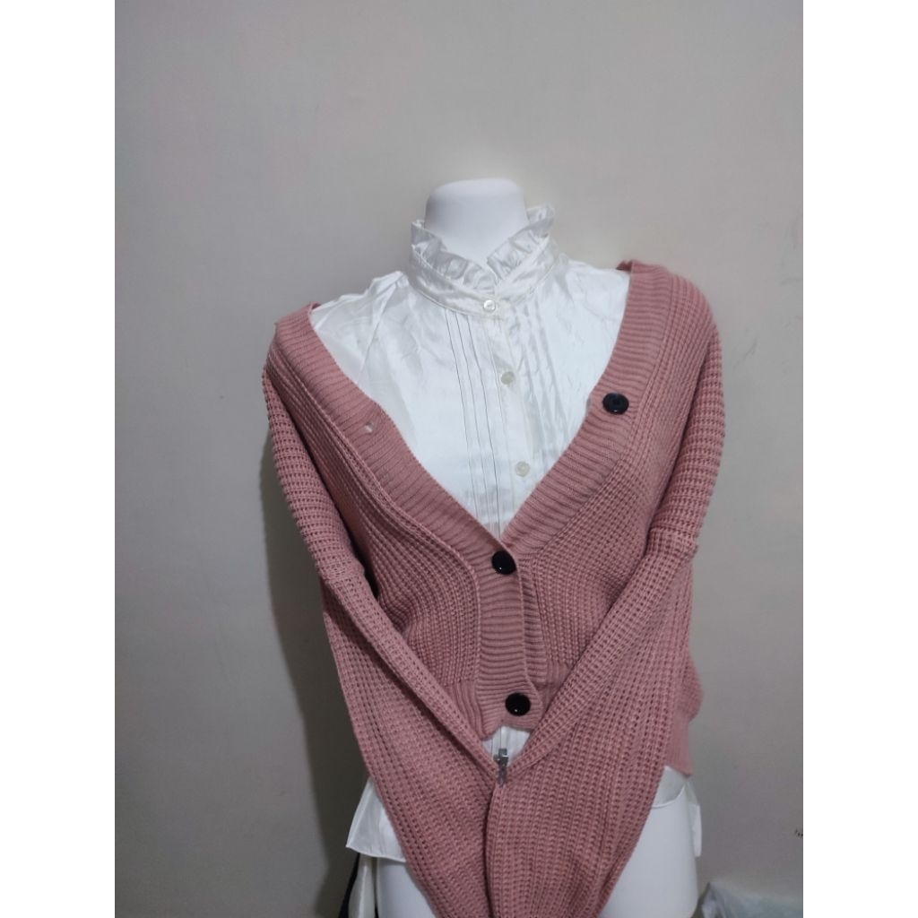 atasan kostum cosplay waguri pink