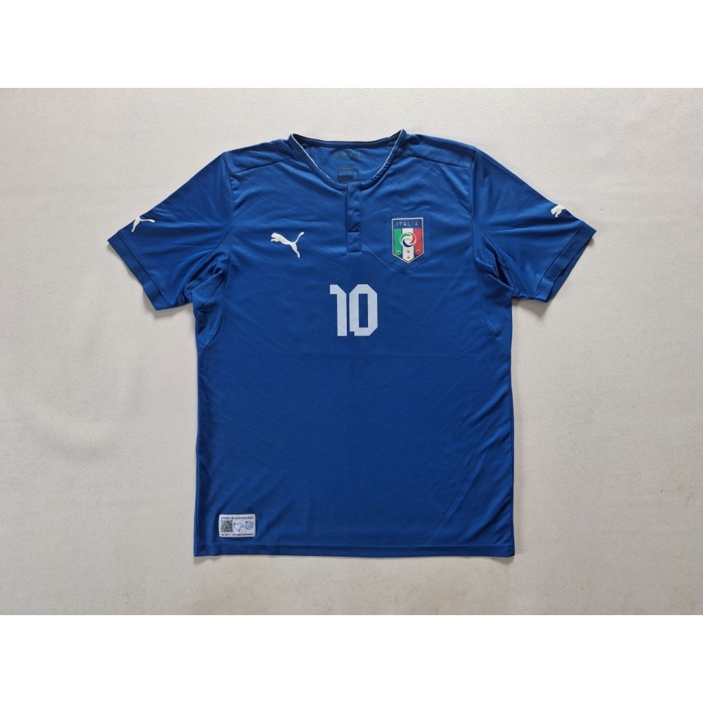 JERSEY BOLA TIMNAS ITALIA HOME 2012/2013 CASSANO ORIGINAL 100%