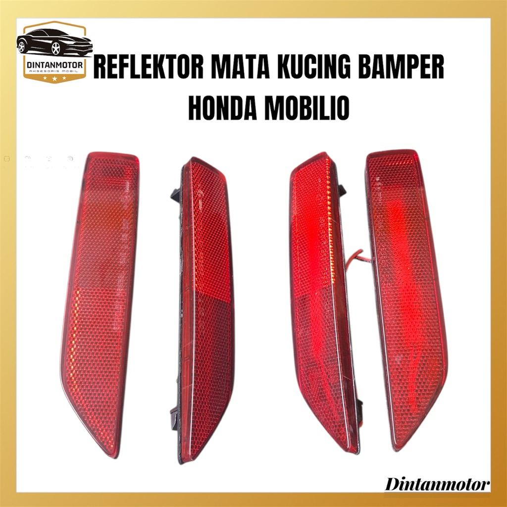 REFLEKTOR BEMPER BELAKANG HONDA MOBILIO REFLEKTOR MATA KUCING BEMPER BELAKANG MOBIL HONDA MOBILIO