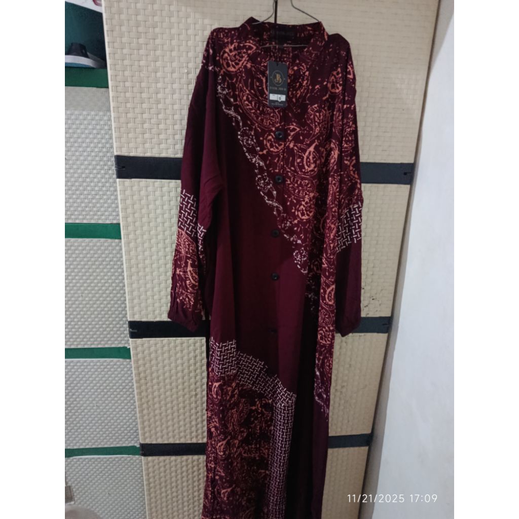 GAMIS RAYON TWILL DASTER RAYON TWILL BUSUI FRIENDLY LD 120CM, PB 140CM