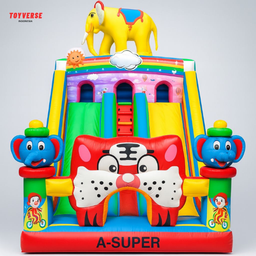 Istana Balon 4x6 Karakter Animal - Gajah